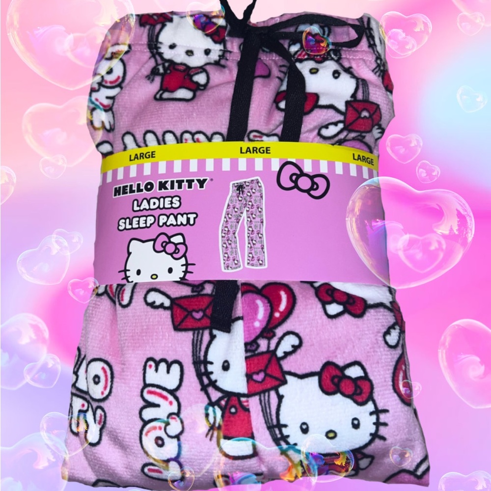 Hello Kitty valentine PJ pants :)